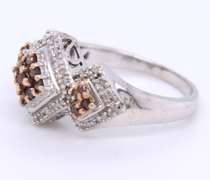 Vintage 925 Sterling Silver Cubic Zirconia Ring