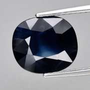 Silky! 3.51ct HEATED ONLY dark blue Sapphire