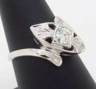 Vintage Diamond Bypass Ring