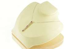 14K Yellow Gold Tiered Amethyst Diamond Bar Statement Pendant