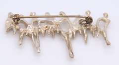 Vintage 925 Sterling Silver Brooch