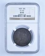 XF45 1835 Capped Bust Half Dollar - O-103 - Graded NGC