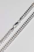Italian .925 Sterling Silver 5.3mm Diamond Cut Miami Cuban Chain 24 Inches