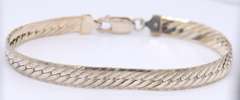 Vintage 925 Sterling Silver Signed Bracelet