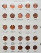 Full Red BU Memorial Cent Set 1959-2013