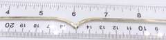 Set of Vintage Italian 925 Sterling Silver V Necklace with Matching 2 Bracelets