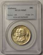 1921 Alabama Commemorative Half Dollar PCGS MS63