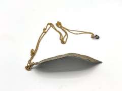Gold-Toned Leaf Necklace