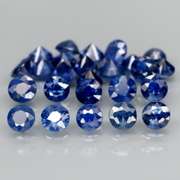 Heated only! 3.55ct ink blue Sapphire set from Madagascar