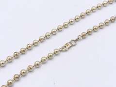 Vintage Sterling Silver Beaded Silver Necklace
