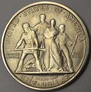 1936 Elgin Pioneer Commemorative Half Dollar, BU.