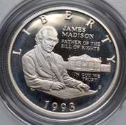 1993 S Bill of Rights US Mint Coin and Stamp Set