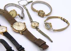 Group Lot of 8 Vintage Watches