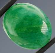 Huge natural 23.90ct Zambian Emerald cabochon
