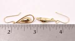 Gorgeous Tear Drop Earrings in 14K Yellow Gold