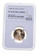 PF70 UCAM 1998-W $10 American Gold Eagle - Graded NGC