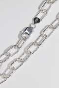 .925 Sterling Silver 9mm Diamond Cut Paperclip Chain 16 Inches