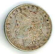 1898-O Morgan Silver Dollar