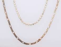 Lot of 2 Vintage 925 Sterling Silver Chains
