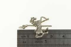 Sterling Silver 3D Carousel Horse Carnival Charm/Pendant