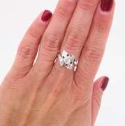 Vintage Diamond Bypass Ring