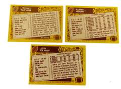 3 - 1986 Football Greats Cards