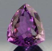 Glittering 10ct trillion cut Bolivian Amethyst