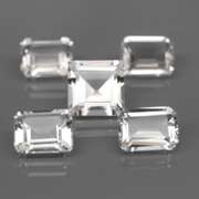 Superb 11.07ct diamond white Topaz set