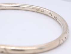 Vintage 925 Sterling Silver Bangle