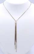 Vintage 925 Sterling Silver Lariat Necklace