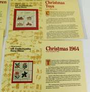 6 U.S. Commemorative Christmas Stamp Blocks