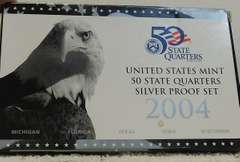 2004 Silver PROOF Quarters Set
