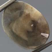 UNTREATED! 6.78ct steely faceted Sapphire