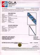 Dazzling 23.00CTW Kyanite & 2.03CTW Diamond Bracelet in Gold Plated Sterling Silver