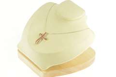 10K Yellow Gold Ruby Encrusted Diamond Accent Loop Cross Pendant