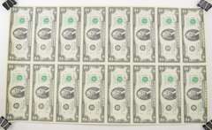(16) 1976 Star Error $2 Chicago, IL United States FRN Uncut Sheet