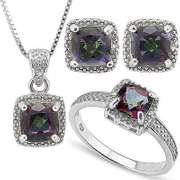 MYSTIC GEMSTONE STERLING SET