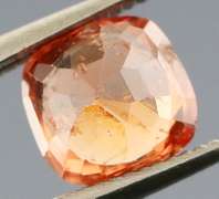 Incredible .86ct open color blood orange Spinel