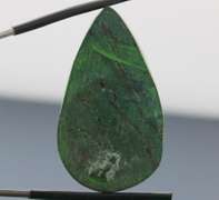 Impressive 35ct rich blue green Turquoise cabochon