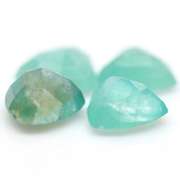 Stunning 17.27ct blue green Grandidierite set