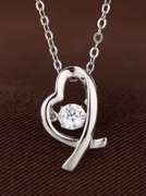 Hear to Heart Dancing pendant