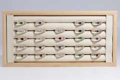 .925 Sterling Silver 24 Ring Lot Assortment of CZ Rings and Sizes