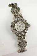 Adorable Women's .926 Silver & Marcasite Quartz Watch