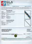 Sensational 15.00CTW Sapphire & 3.75CTW Diamond Bracelet in Gold Plated Sterling Silver