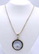 Vintage 925 Sterling Silver Signed Pendant on Chain