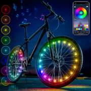 2 Pack Smart Bike Wheel Light IP65 Waterproof