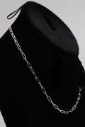 Italian .925 Sterling Silver 3.2mm Paperclip Chain 16 Inches