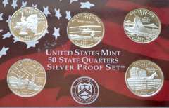 2001 & 2004 US Silver Proof Sets.