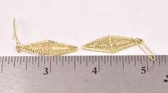 Darling Dangling Earrings in 14K Yellow Gold