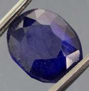 Superb 8.65ct cobalt blue Sapphire from Mozambique